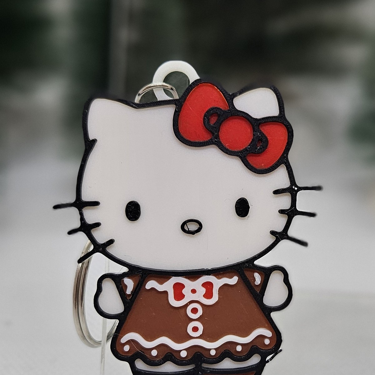 Porte-clés Hello Kitty pain d'épices