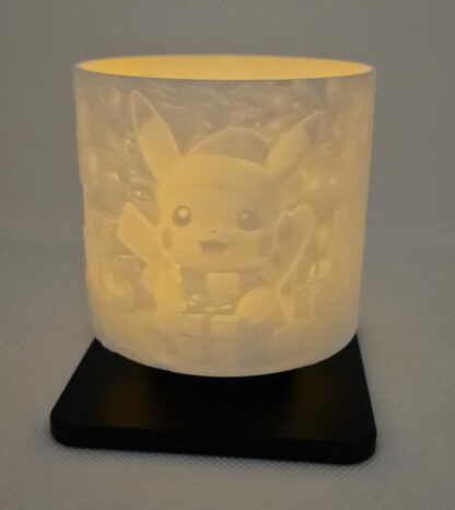 Litophanie Pikachu Noël – Image 3